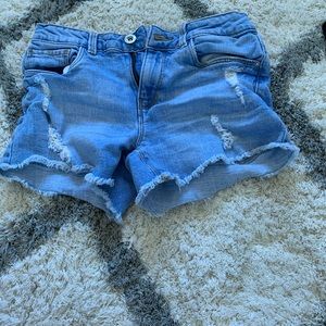 zara size 10 jean shorts